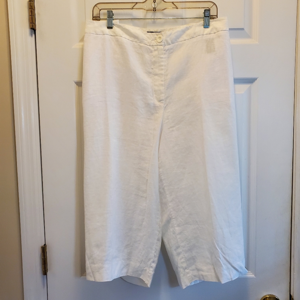 * Plus Size Linen Walking Shorts, Sz 26
